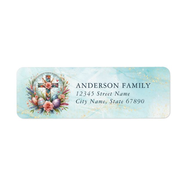 Faith & Inspirational Return Address Labels (Front)