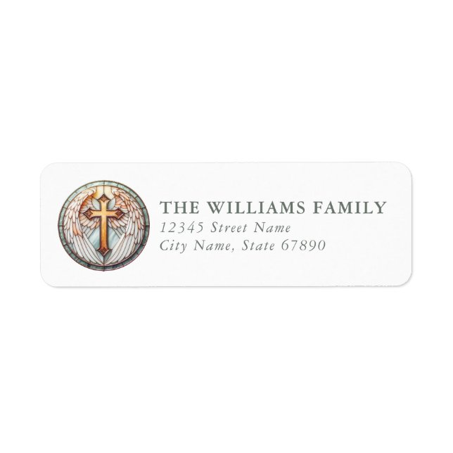 Faith & Inspirational Return Address Labels (Front)