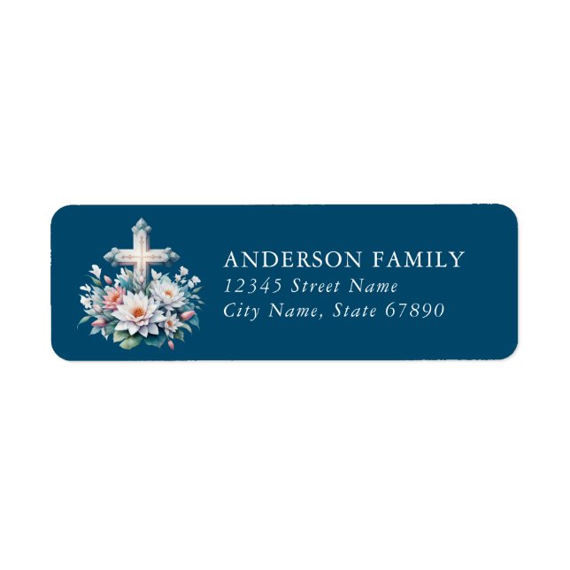 Faith & Inspirational Return Address Labels (Front)
