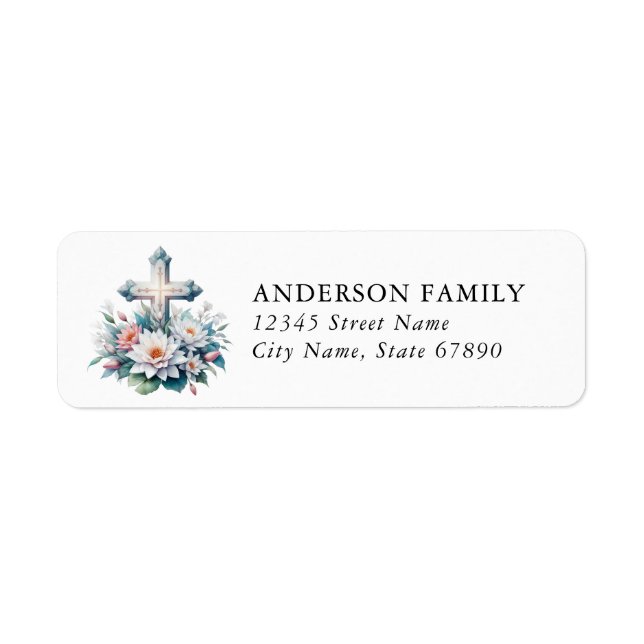 Faith & Inspirational Return Address Labels (Front)