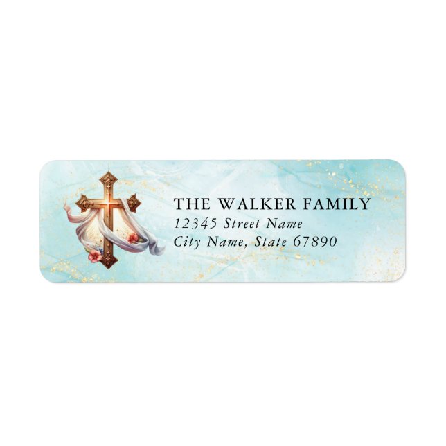 Faith & Inspirational Return Address Labels (Front)