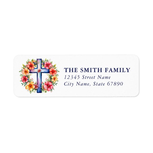 Faith & Inspirational Return Address Labels (Front)