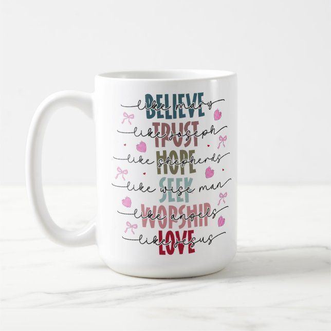 Faith-Inspired Coffee Mug (Left)