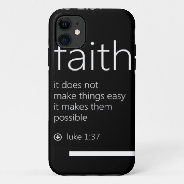 Faith iPhone Case (Back)