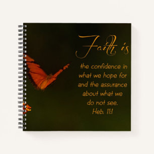 Faith is...Inspirational Scripture Notebook