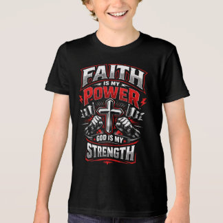 Faith Is My Power God is my Strength Tri-Blend Shirt