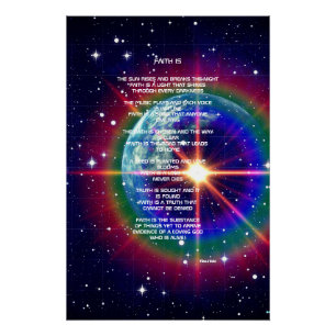 Faith Is Poem Poster