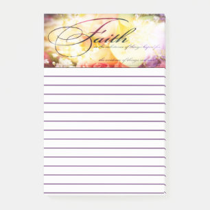 Faith is post-it notes