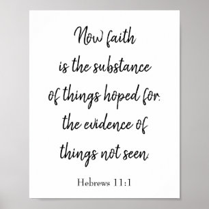 Faith is the Substance  Poster