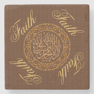 Faith Islam Stone Coaster
