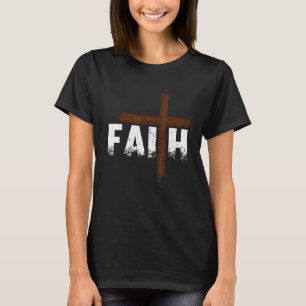 Faith Jesus Cross Christian Religious Church 1 T-Shirt