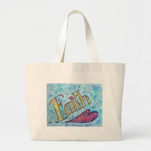 Faith Large Tote Bag