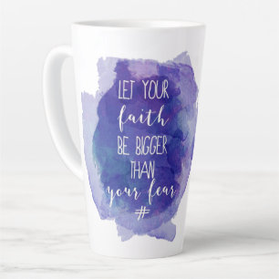 Faith latte mug