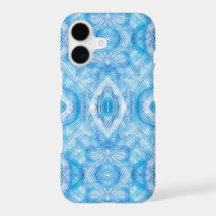 Faith Light Blue Abstract Watercolor Art