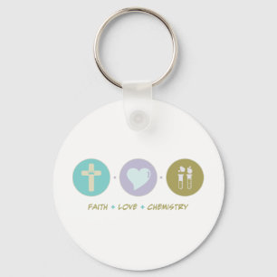 Faith Love Chemistry Key Ring