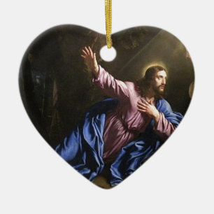 Faith Love Cross Prayer Christianity Peace Destiny Ceramic Tree Decoration