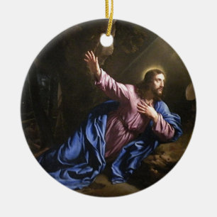 Faith Love Cross Prayer Christianity Peace Destiny Ceramic Tree Decoration