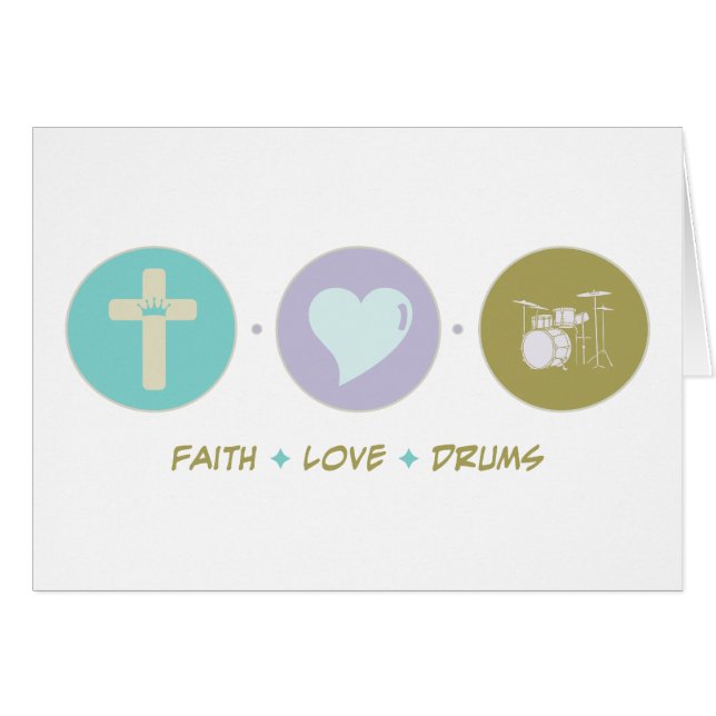 Faith Love Drums (Front Horizontal)