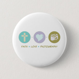 Faith Love Photography 6 Cm Round Badge
