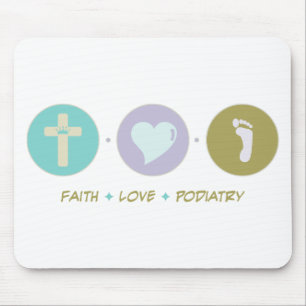 Faith Love Podiatry Mouse Mat