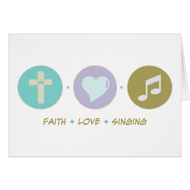 Faith Love Singing (Front Horizontal)