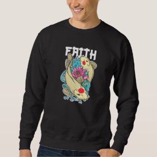 Faith Loves Koi Fish Yin And Yang Sweatshirt
