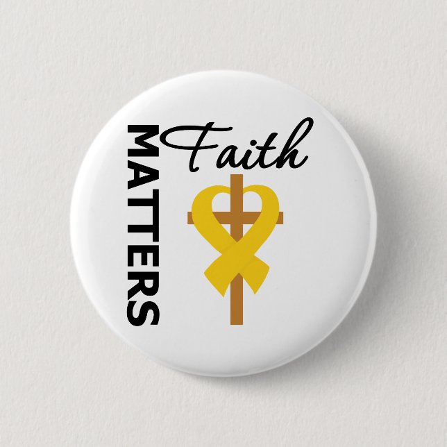 Faith Matters COPD 6 Cm Round Badge (Front)