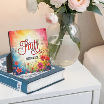 Faith Matthew 17:20 Inspirational Tabletop Plaque