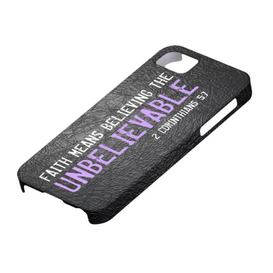 Faith means believing bible verse 2 Cor. 5:7 Case For The iPhone 5