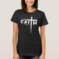 Faith Men's Christian Cross Faith Distressed Relig