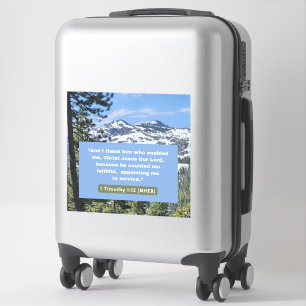 Faith Message - Bible - 1 Timothy 1-12 - Vinyl