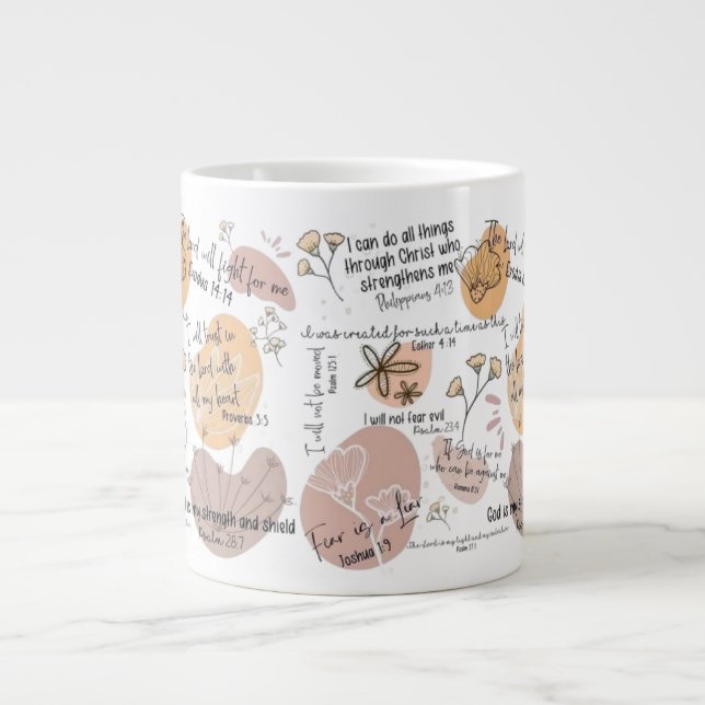Faith Motivational Affirmation Mug For Believers (Front)