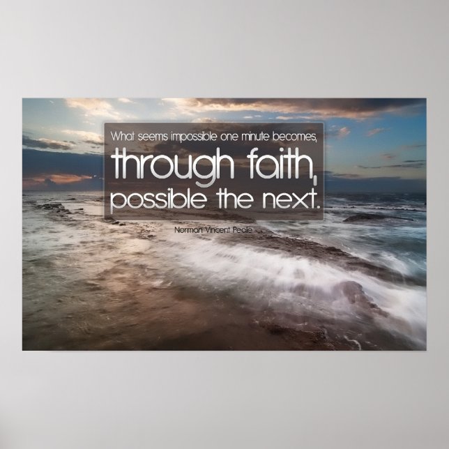 Faith Motivational Poster (Front)