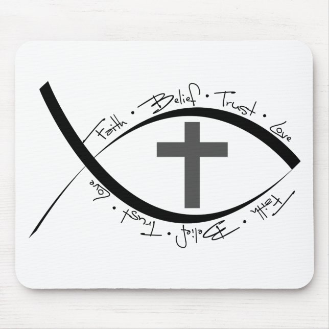 Faith Mouse Mat (Front)