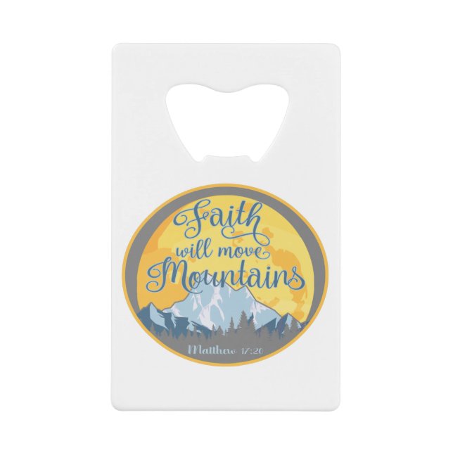 Faith Move Mountains Christian Design (Front)