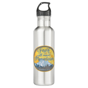 Faith Move Mountains Christian Design 710 Ml Water Bottle