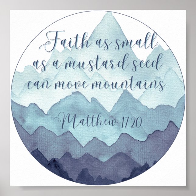 Faith Moves Mountains Poster (Front)