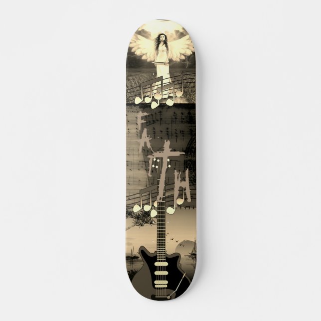 FAITH MUSIC ANGEL SKATEBOARD (Front)