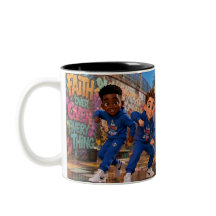 Faith over everything character mug
