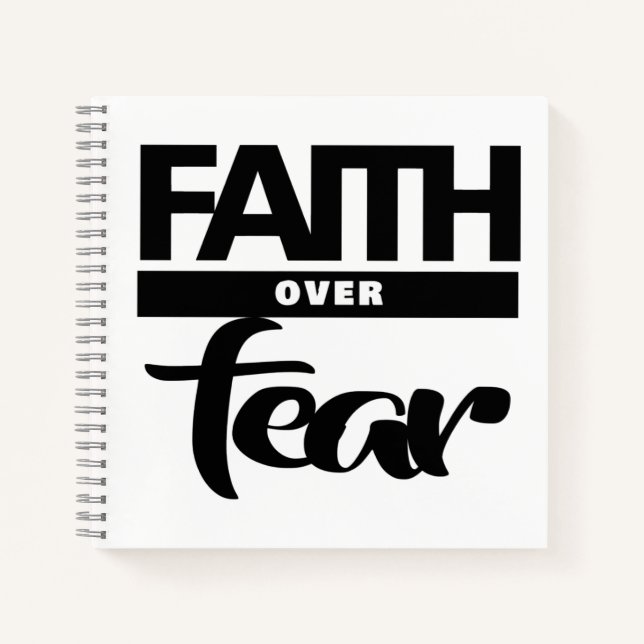 Faith Over Fea Notebook (Front)