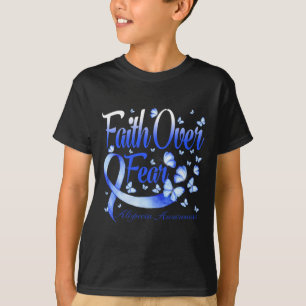 Faith Over Fear Alopecia Awareness Butterfly  T-Shirt