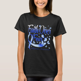 Faith Over Fear Alopecia Awareness Butterfly  T-Shirt