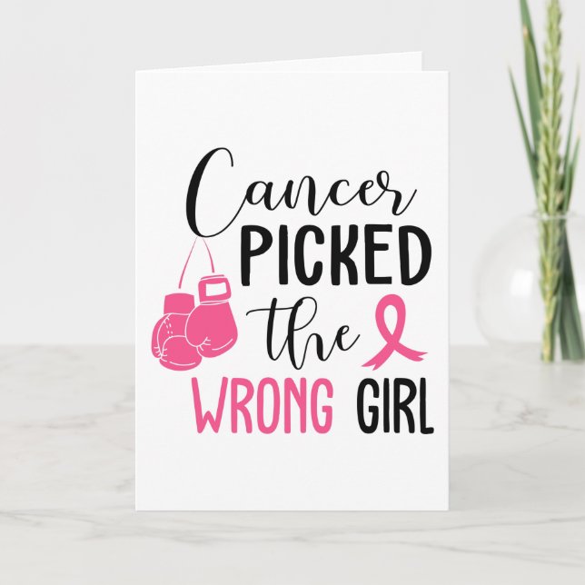 Faith Over Fear Cancer Print Card (Front)