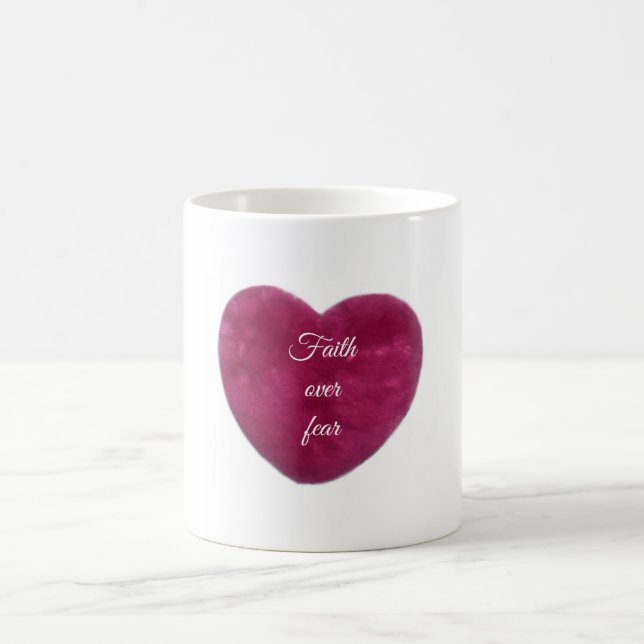 Faith over fear coffee mug (Center)