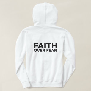 Faith over fear Cross T-Shirt Hoodie