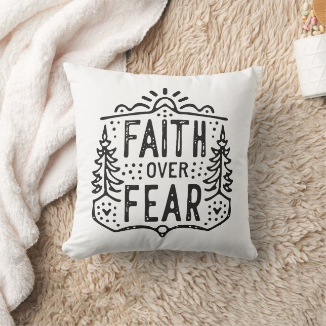 Faith over fear cushion (Blanket)