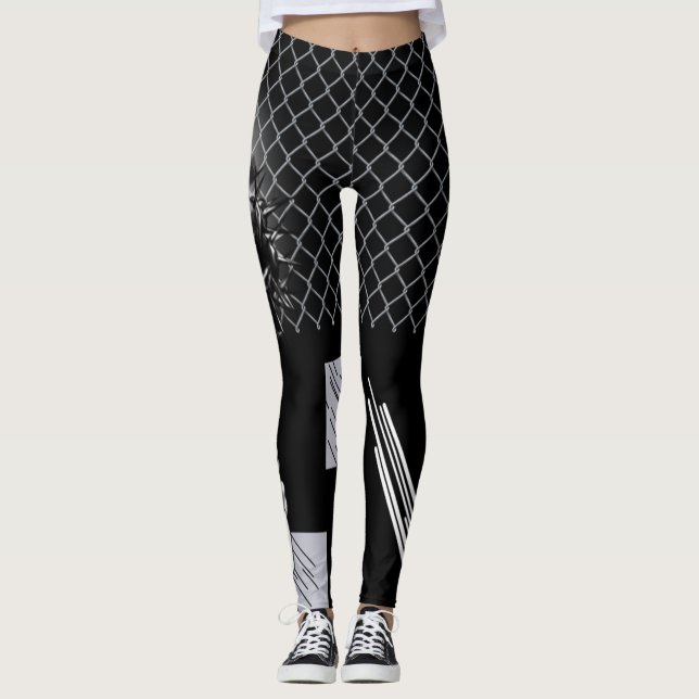 Faith Over Fear – Divine Strength Leggings (Front)