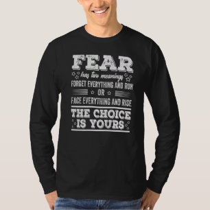 Faith Over Fear For Men And Women Mental Health Aw T-Shirt