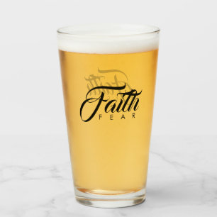 Faith Over Fear Glass