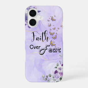 Faith Over Fear – Inspirational Bible Verse iPhone 16 Case